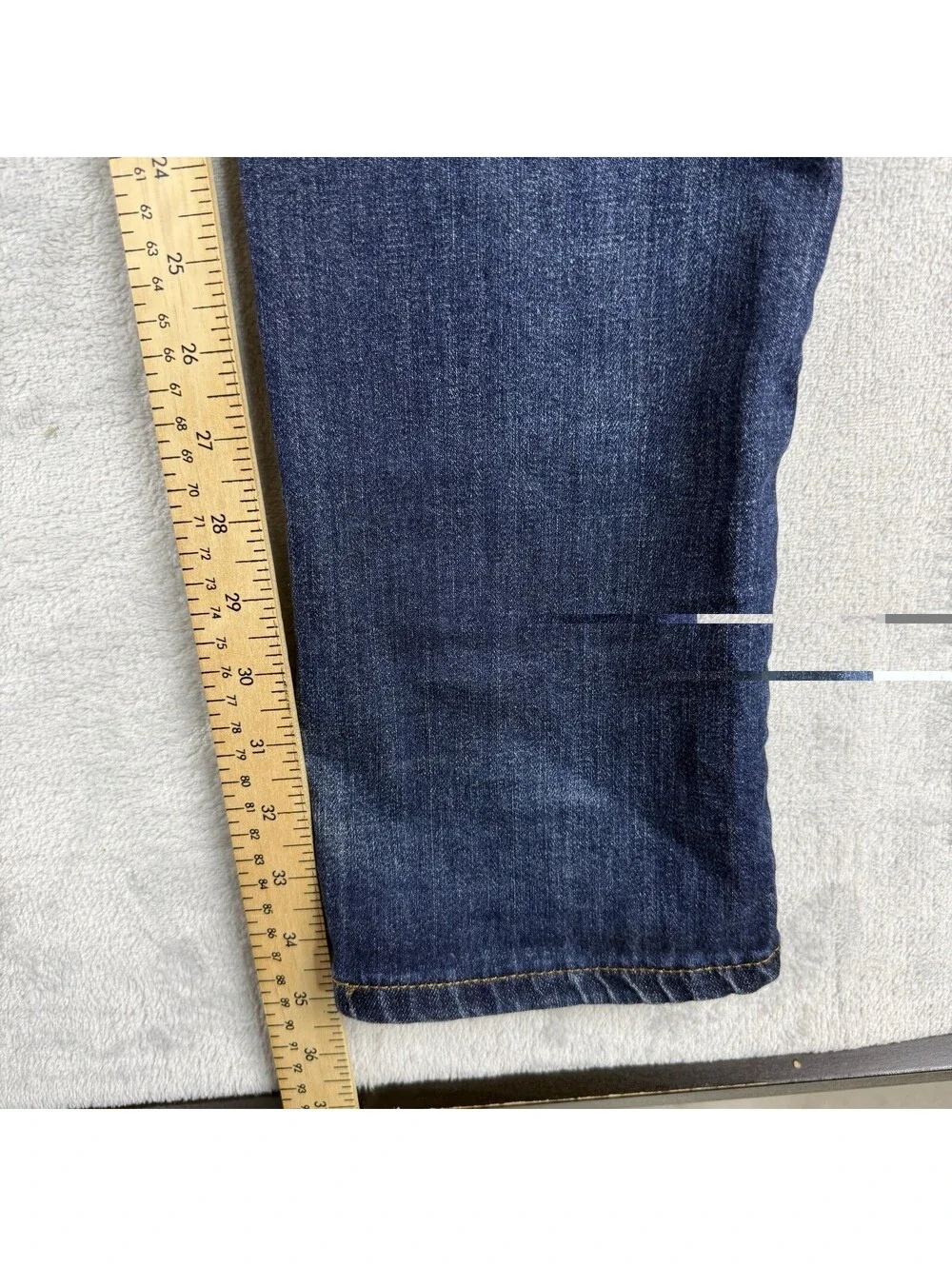 Naked & Famous Men Super Skinny Guy Silk Stretch Indigo Jeans W31 Grunge Preppy